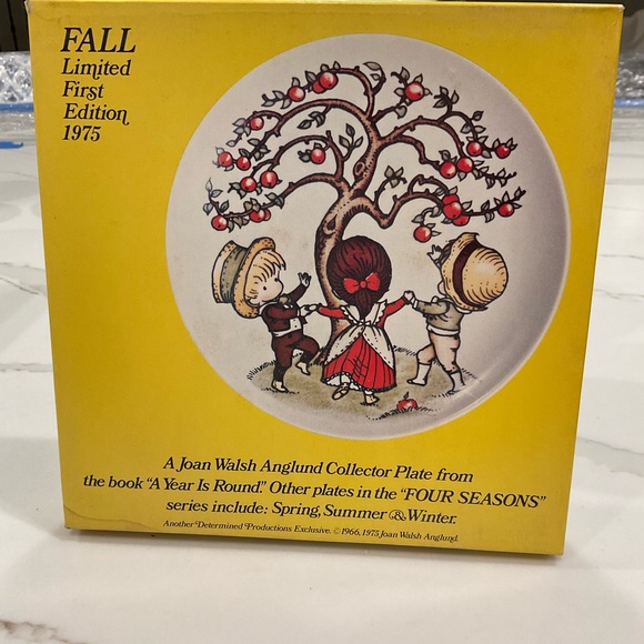 4 Seasons Limited 1st Edition Joan Walsh Anglund Collectors Plates - Picture 13 of 16